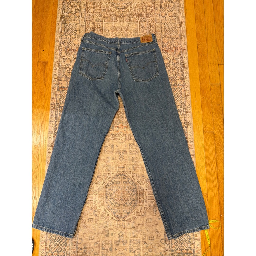 Levis Low Pro Straight Jeans Womens 31 Medium Wash Blue Denim A0964-0002 - Picture 10 of 11